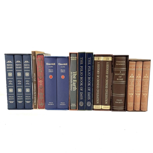 522 - The Folio Society. Winston Churchill, A Life, two book set in original cardboard sleeve, together wi... 