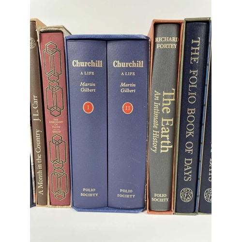 522 - The Folio Society. Winston Churchill, A Life, two book set in original cardboard sleeve, together wi... 