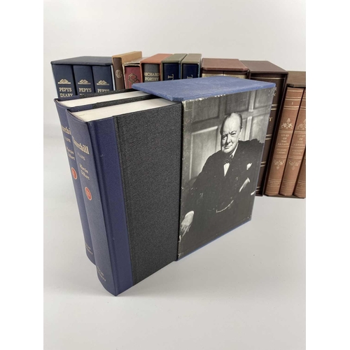 522 - The Folio Society. Winston Churchill, A Life, two book set in original cardboard sleeve, together wi... 