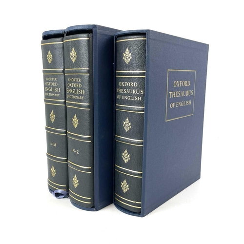 524 - The Folio Society. Oxford English Dictionary, the book set, each with their own cardboard sleeve; to... 