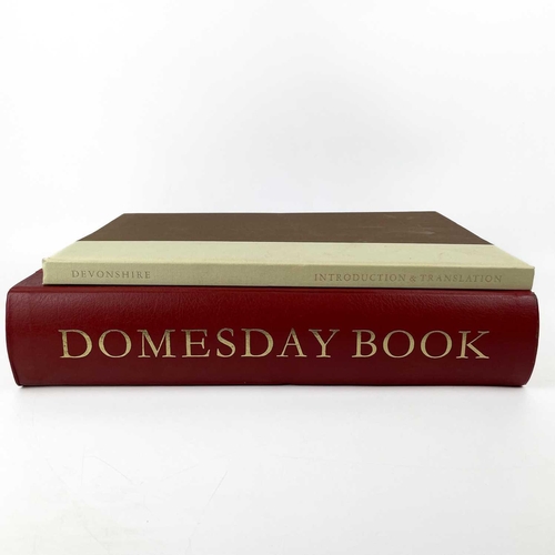 525 - The Folio Society. Domesday Book, three volumes within its own cloth case, published with Alecto His... 