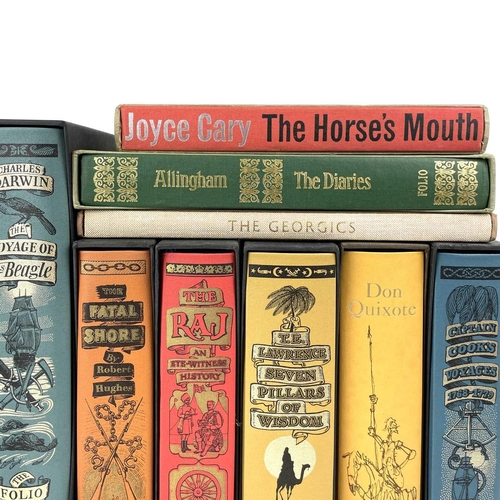 533 - The Folio Society. James Morris - Pax Brittanica, three book set within its own pictorial sleeve; to... 