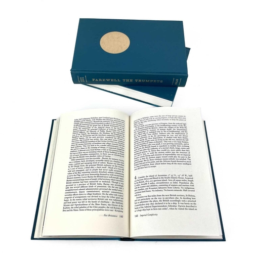 533 - The Folio Society. James Morris - Pax Brittanica, three book set within its own pictorial sleeve; to... 