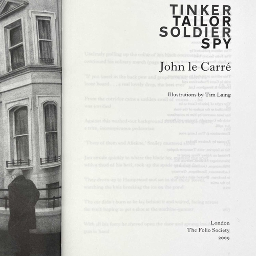 537 - The Folio Society. John Le Carre, Tinker Tailor Soldier Spy; together with eighteen other Folio book... 