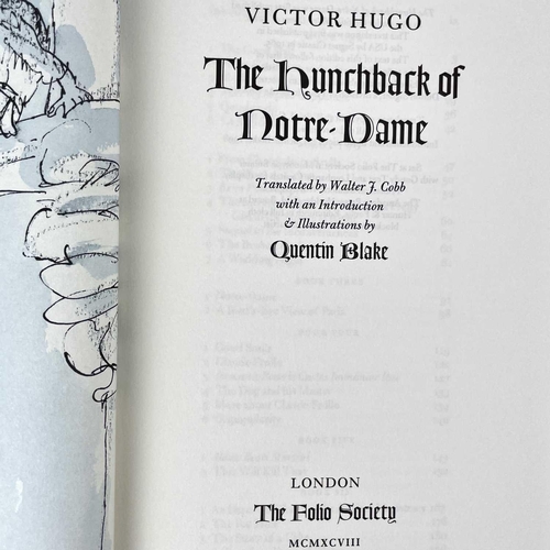 538 - The Folio Society. Victor Hugo, The Hunchback of Notre Dame; together with twenty other Folio books ... 