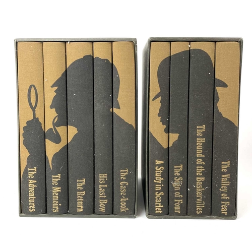 545 - The Folio Society. Sherlock Holmes - Complete Stories, nine books in two cardboard sleeves; Jane Aus... 