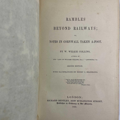 55A - Seven 19th century books on Cornwall. C. TRELAWNY COLLINS. 'Peranzabuloe, The Lost Church Found....,... 