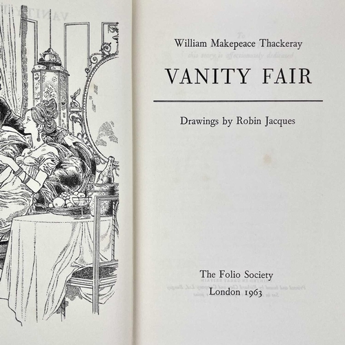 551 - The Folio Society. Thackeray, Vanity Fair; together with twenty-five other Folio books each in their... 