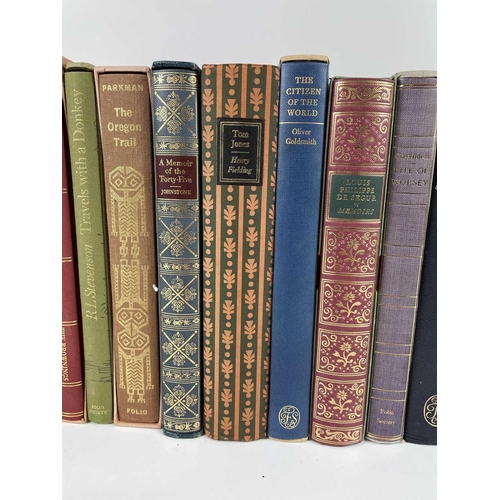 554 - The Folio Society. Various Brontë titles and other books, twenty-eight in total, mostly in their own... 