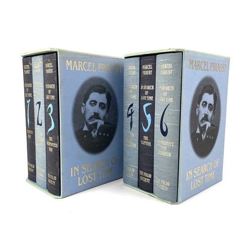 557 - The Folio Society. Marcel Proust, In Search of Lost Time, six books in two cardboard sleeves.