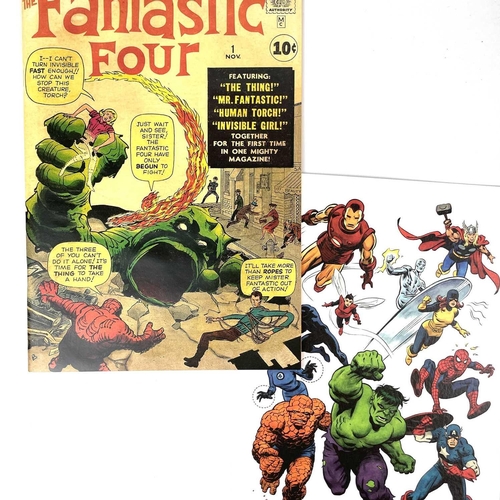 559 - 'Marvel: The Silver Age 1960-1970,' The Folio Society, first printing, presentation box, facsimile F... 