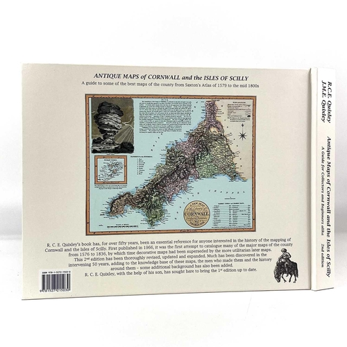 56 - R. C. E. and J. M. E. QUIXLEY. 'Antique Maps of Cornwall and the Isles of Scilly'. The enlarged seco... 