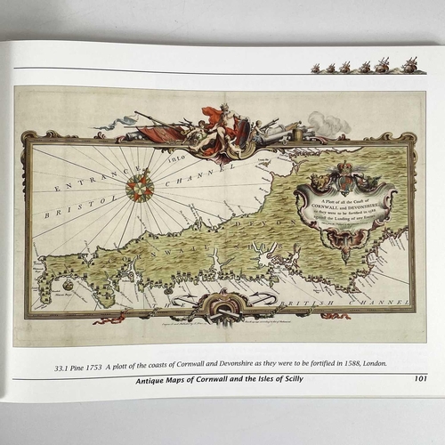 56 - R. C. E. and J. M. E. QUIXLEY. 'Antique Maps of Cornwall and the Isles of Scilly'. The enlarged seco... 