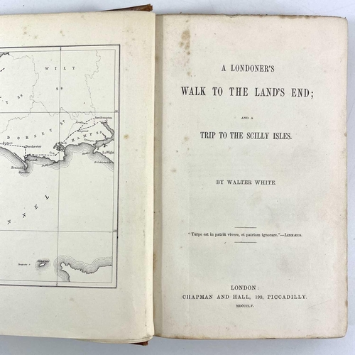 59 - Twenty books on Cornwall. WALTER WHITE. 'A Londoner's Walk to the Land's End: And a Trip to the Scil... 