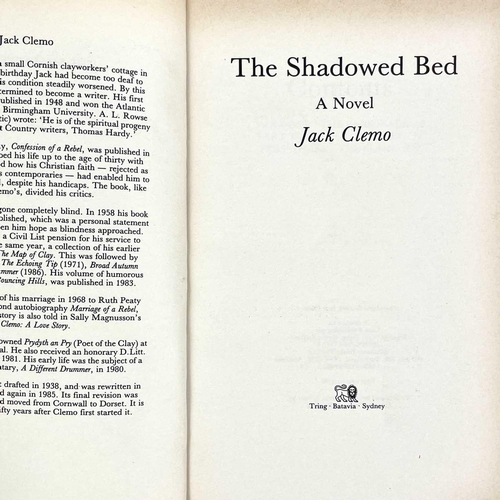 6 - Six works by Jack Clemo. 'Wilding Graft,' first edition, original cloth, vg, Chatto and Windus, 1948... 