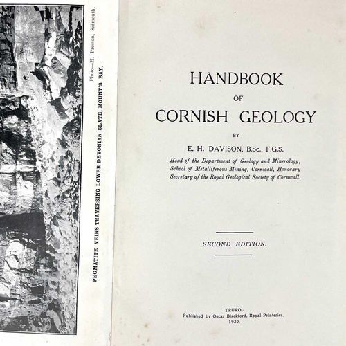 61 - Cornish Mining Interest. 'Mines and Miners of Cornwall,' clear run from I to VI plus vol IX, card wr... 