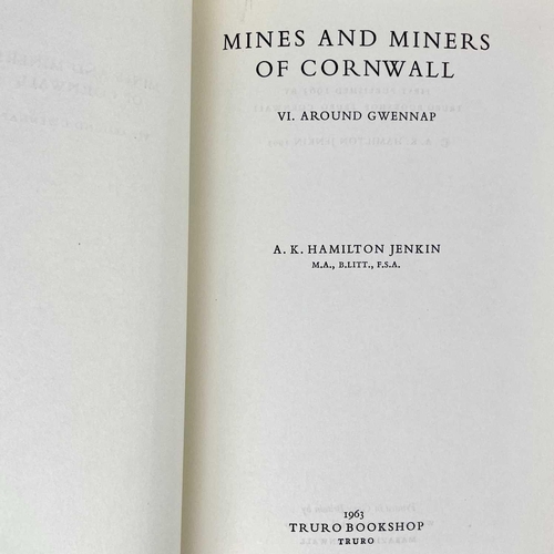 61 - Cornish Mining Interest. 'Mines and Miners of Cornwall,' clear run from I to VI plus vol IX, card wr... 