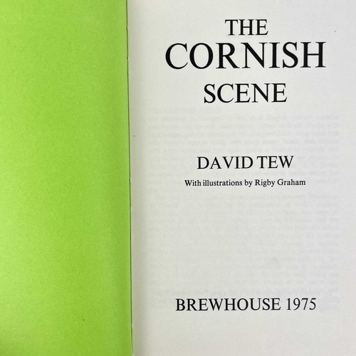 62 - DAVID TEW. 'Deserted Cornish Tin Mines and The Cornish Scene'. Illustrations by Rigby Graham, card s... 