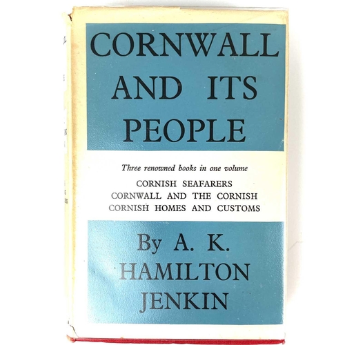 63 - A. K. HAMILTON JENKIN. 'Cornwall and its People,' Reprint, original cloth, clipped dj, J. M. Dent & ... 