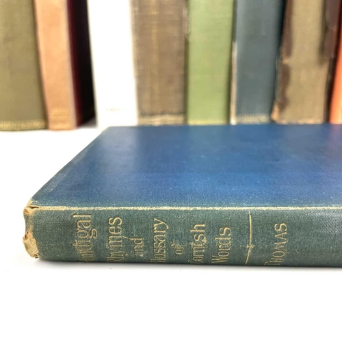 67 - CHARLES LEE. Eleven books by Lee and a Cornish Glossary Extensively annotated by Lee. 'Randigal Rhym... 