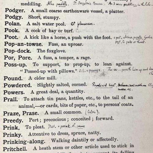 67 - CHARLES LEE. Eleven books by Lee and a Cornish Glossary Extensively annotated by Lee. 'Randigal Rhym... 