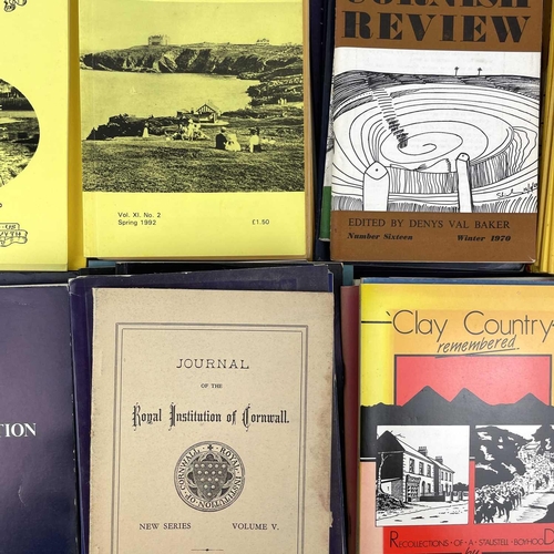 7 - Cornish journals and reviews. A collection of the 'Journal of the Royal Institution of Cornwall,' 'O... 