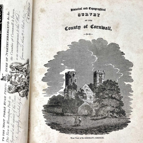 75 - C. S. GILBERT. 'An Historical Survey of the County of Cornwall:' 'To Which is Added, a Complete Hera... 