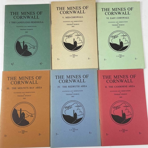 79 - Sixty-five booklets and pamphlets on Cornwall and mining. Including . K. Hamilton's 'Mines and Miner... 