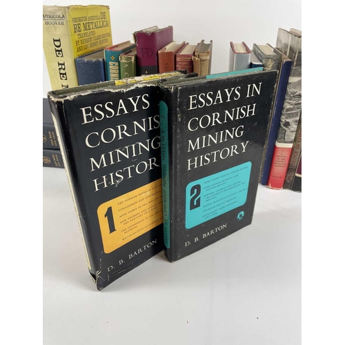 80 - Twenty-three books on Cornwall and mining. D. B. BARTON. 'A History of Copper Mining in Cornwall and... 