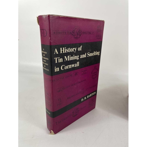 80 - Twenty-three books on Cornwall and mining. D. B. BARTON. 'A History of Copper Mining in Cornwall and... 