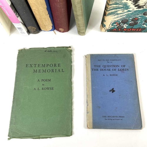 88 - A. L. Rowse. Six books and three pamphlets including 'Order of Service'. 'The Question of the House ... 