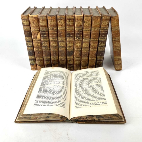 90 - 'The Works of Samuel Johnson', new edition, 12 volumes, 1820 Rebacked, ex-libris Thomas Hargreaves ,... 