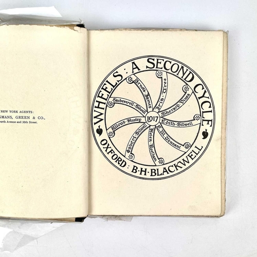 91 - Forty-one diverse works of Poetry. 'Wheels: A Second Cycle,' first edition, anthology featurig Edith... 