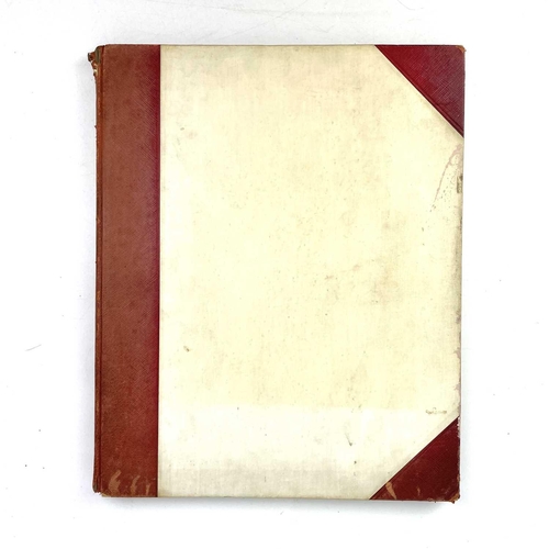 93 - Signed limited edition H. M. Bateman 77/250, signed by the artist, 4to, half red leather with white ... 