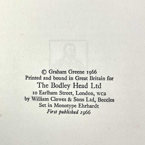 95 - Six Graham Greene first editions and a reprint. 'The Comedians,' first edition, original cloth, uncl... 