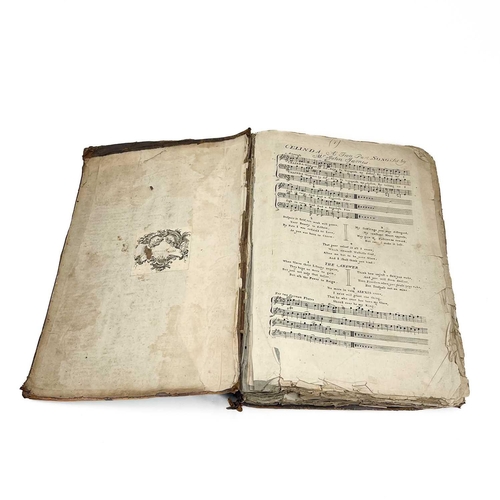 96 - An early example of 'God Save the King' and other printed popular music. Sammelband of mid 18th cent... 