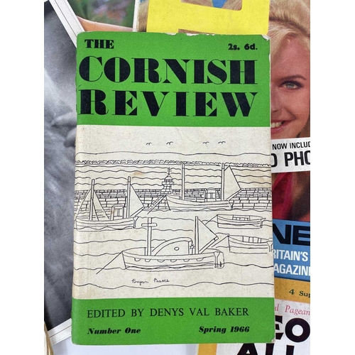 97 - Fourteen magazines, all first issues. Including The Cornish Review, Cosmopolitan, Club (with money c... 