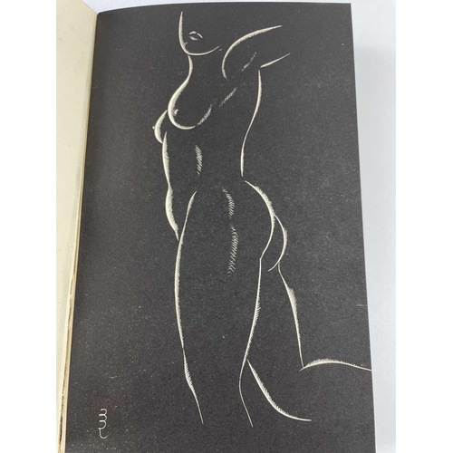 98 - ERIC GILL. 'Twenty-Five Nudes Engraved,' Signed and dated by the artist, original cloth, loss to spi... 