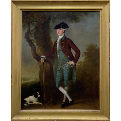 103 - CLIFFORD Portrait of the young Francis Jenkins of Truro (1756-1839) Oil on canvas lined, 73x58cm Fra... 