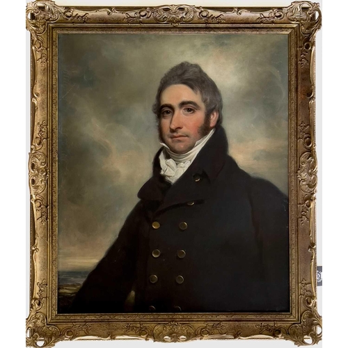 104 - William OWEN (1769-1825) Portrait of Henry Pendarves Tremenheere of Treneere (1774-1841) He stands i... 