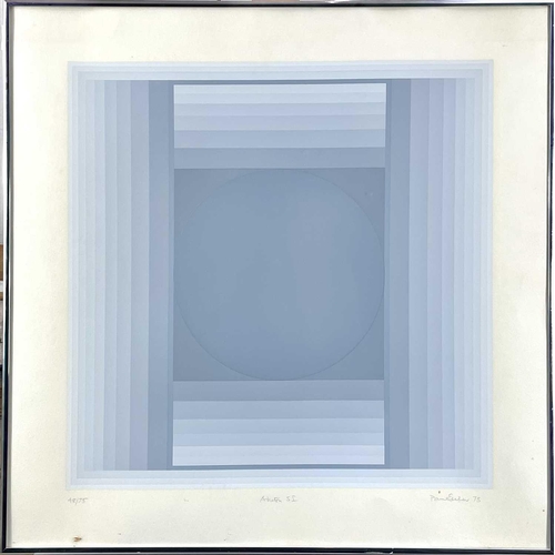 11 - Paul FEILER (1918-2013) Aduton S I, 1973 Screenprint Signed, inscribed and dated '73 Numbered 48/75 ... 