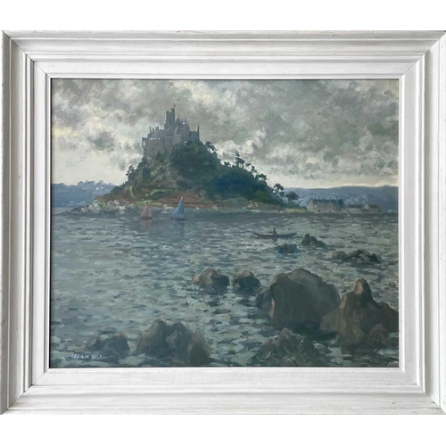 13 - Adrian HILL (1895-1977) St Michaels Mount Oil on canvas Signed 49 x 59cmOverall this piece appears t... 