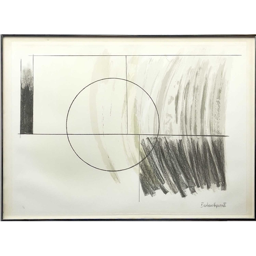 143 - Barbara HEPWORTH (1903-1975) Moon Landscape, 1973 Lithograph Signed in pencil Numbered 8/90 Paper si... 