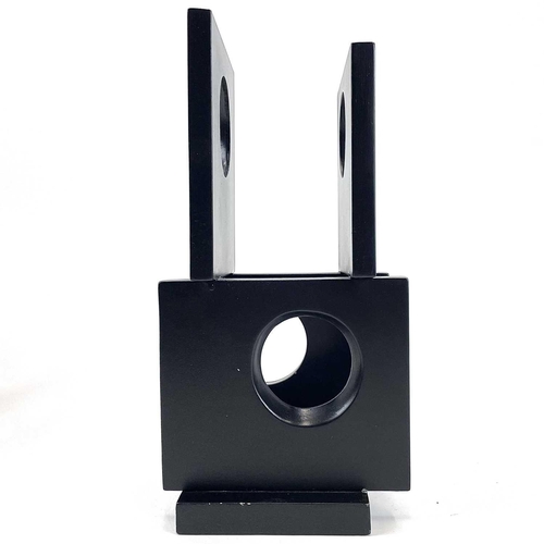 150 - John Crowther after Barbara HEPWORTH Four Square A black lacquered copy of the sculptors original ma... 