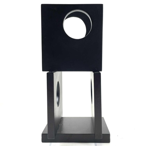 150 - John Crowther after Barbara HEPWORTH Four Square A black lacquered copy of the sculptors original ma... 