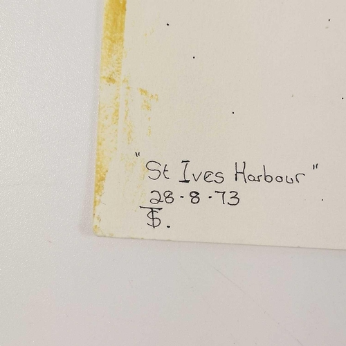 164 - Sheila TOLLEY (1939) St. Ives Harbour Along with another drawing of St Ives harbour and other works ... 