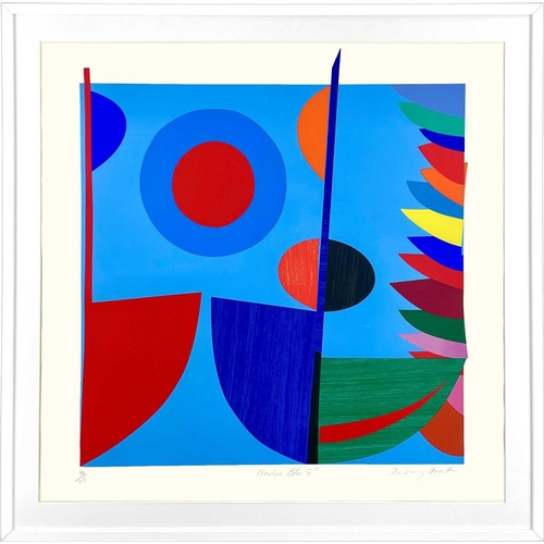 167 - Terry FROST (1915-2003) Newlyn Blue Q, 1995 (Kemp 142) Screenprint Signed and inscribed Numbered 94/... 