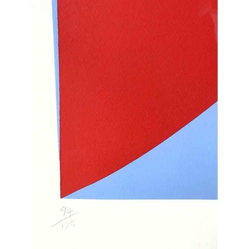 167 - Terry FROST (1915-2003) Newlyn Blue Q, 1995 (Kemp 142) Screenprint Signed and inscribed Numbered 94/... 