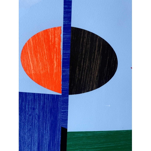 167 - Terry FROST (1915-2003) Newlyn Blue Q, 1995 (Kemp 142) Screenprint Signed and inscribed Numbered 94/... 