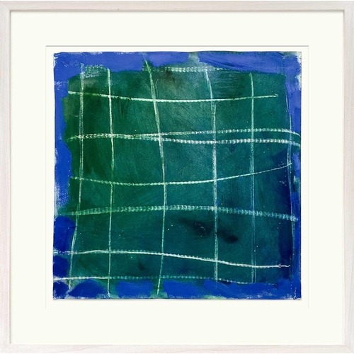 18 - Sandra BLOW (1925-2006) Blue & Green, 1992 Gouache/mixed media on paper Sandra Blow Estate, St Ives ... 